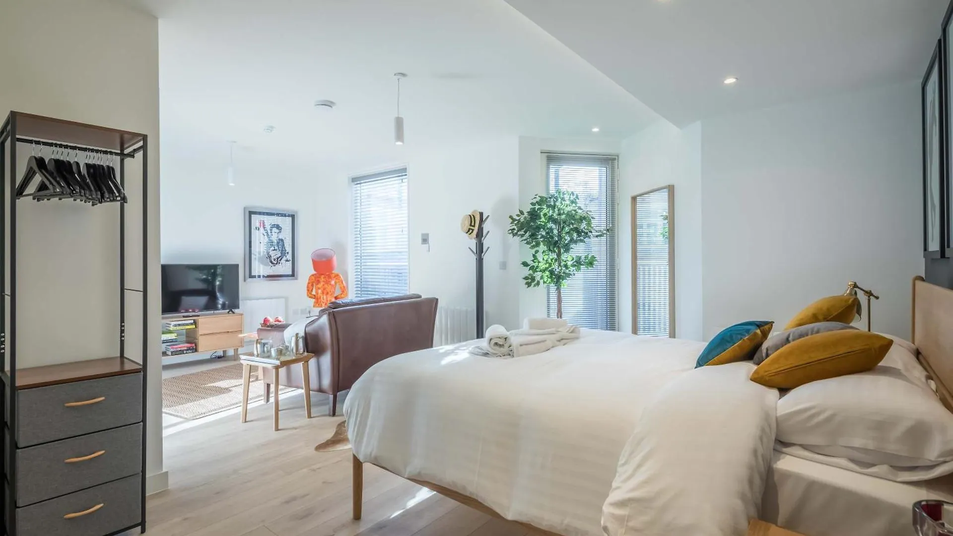 Apartmán Fabulous Central Apt With Balcony & Parking Cambridge